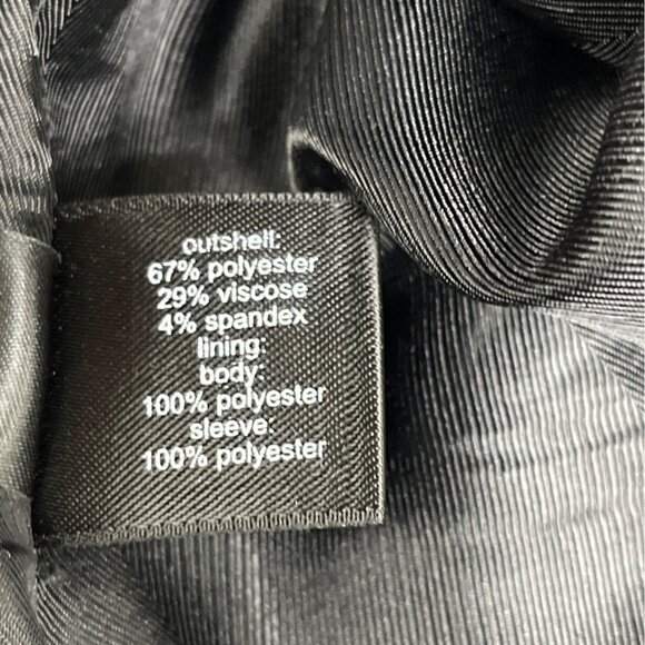 The Limited Black Single-Breasted Blazer Womens Size 6 - Picture 7 of 8